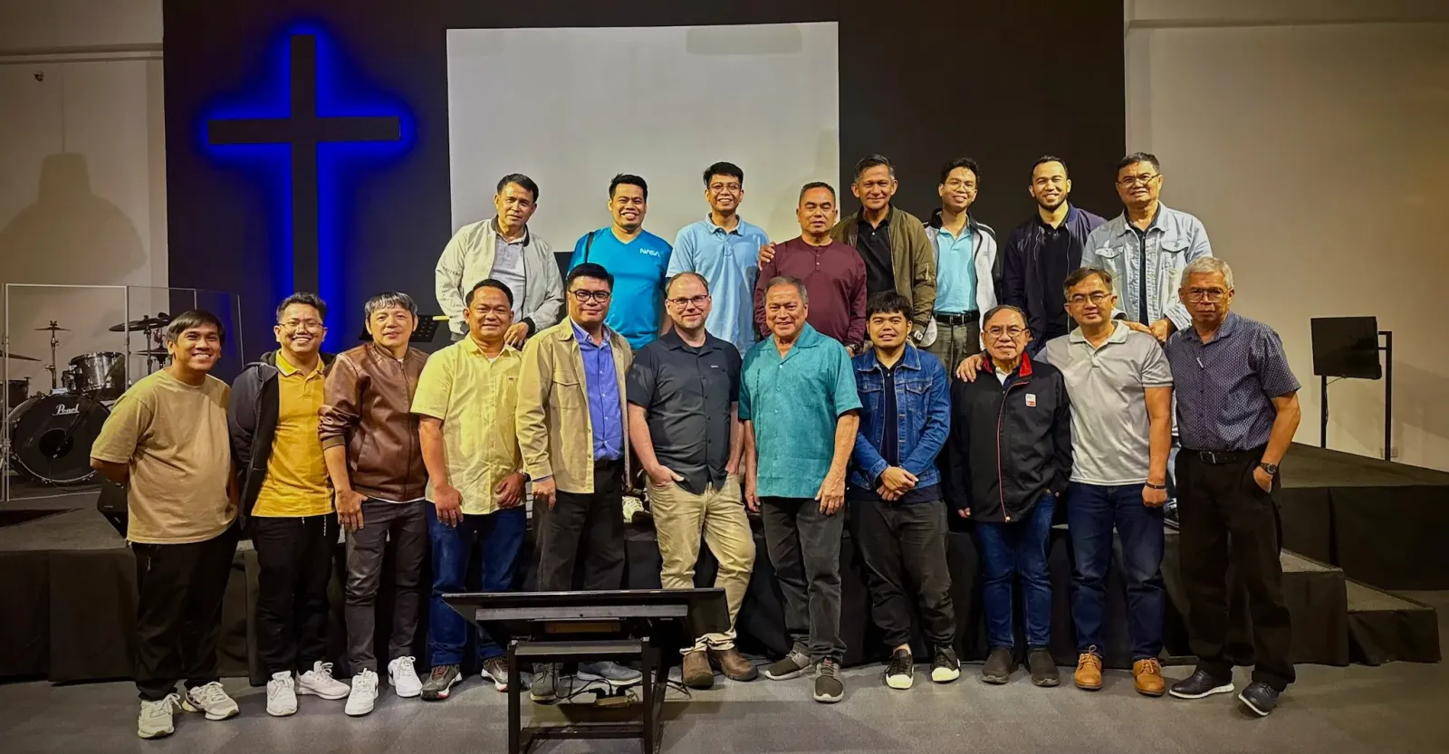 Believers from around the world gathered together